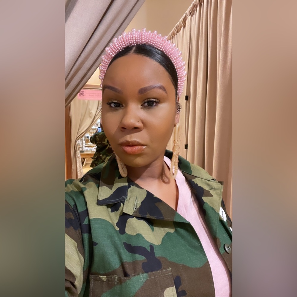 Pink Pearl Headband